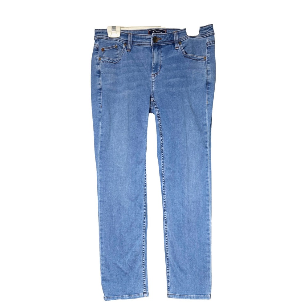 Tommy Bahama Jeans Womens Size 6 32x28 Blue Straight Leg Mid Rise Slim Boyfriend - Picture 2 of 8
